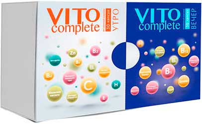 Витамины VITO Complete — Утренний и вечерний комплекс витаминов